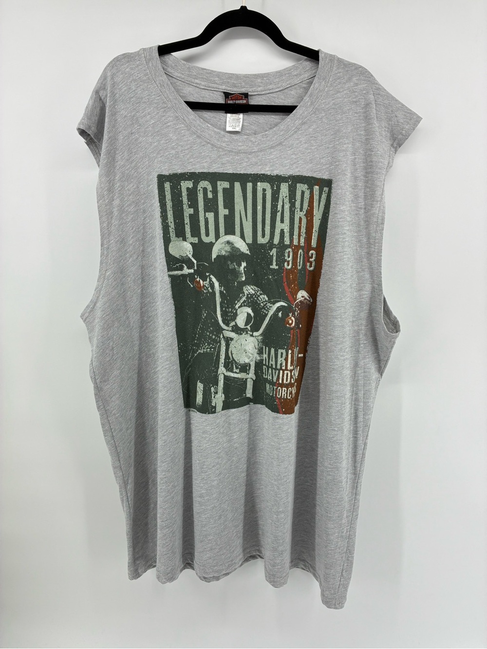 Harley-Davidson Women's Gray 'Legendary' Graphic Tank